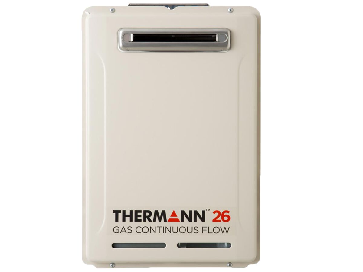 Thermann 6 Star 26l Natural Gas 50 Degree Continuous Flow Hot Water Sy